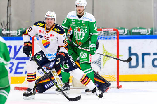 Djurgårdens Alexander Urbom och Rögles Christopher