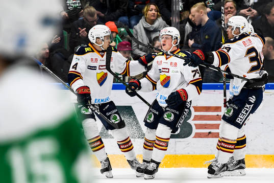 Djurgårdens spelare jublar
