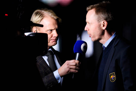s expert Niklas Wikegård intervjuar Djurgårdens tränare