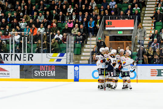Djurgårdens spelare jublar
