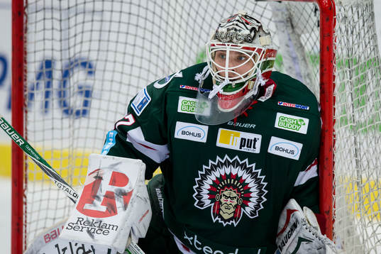 Frölundas målvakt Johan Gustafsson