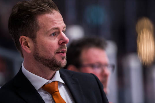 Karlskronas assisterande tränare Mikael Aaro
