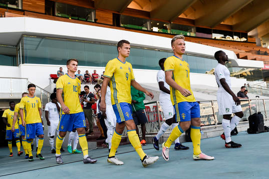 Sveriges Niklas Bärkroth, Viktor Claesson, Sebastian