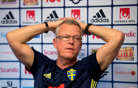 Sveriges förbundskapten Janne Andersson