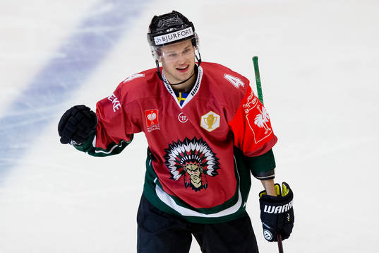 Frölundas Jacob Larsson jublar