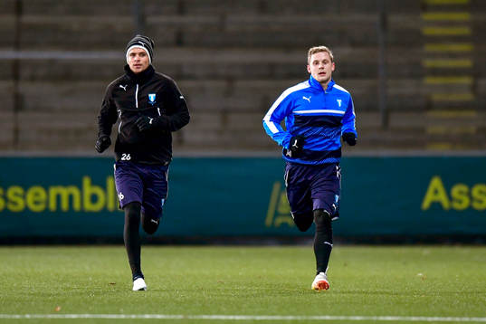 Malmö FFs Erik Andersson och Andreas Vindheim