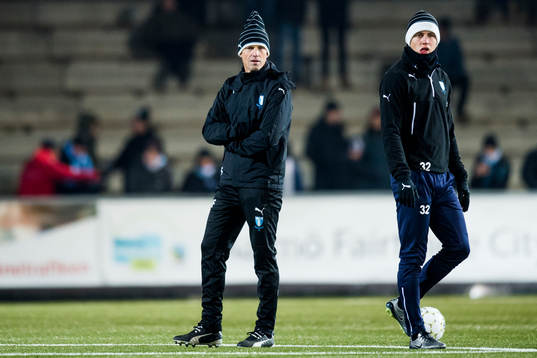 Malmö FFs assisterande tränare Jens Fjellström och