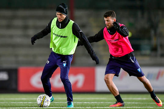 Malmö FFs Jo Inge Berget, Magnus Wolff Eikrem och Erdal