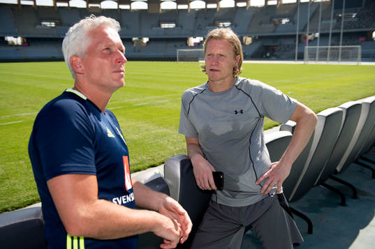 Håkan Sjöstrand och agenten Stefan Pettersson