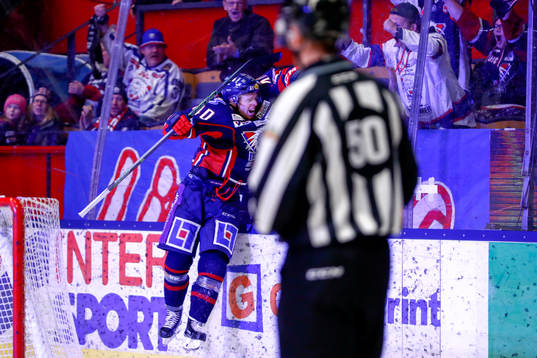 Linköpings Ken André Olimb jublar