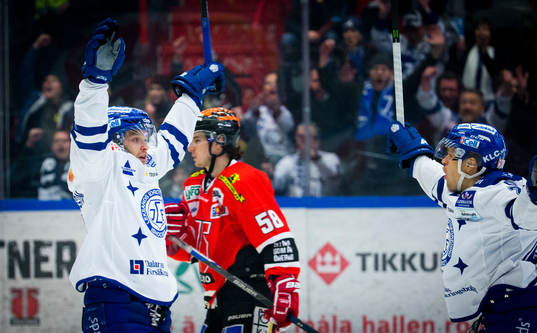 Leksands Johan Olofsson jublar