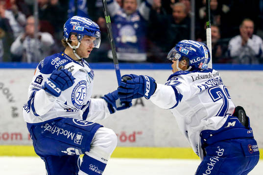 Leksands Johan Olofsson jublar