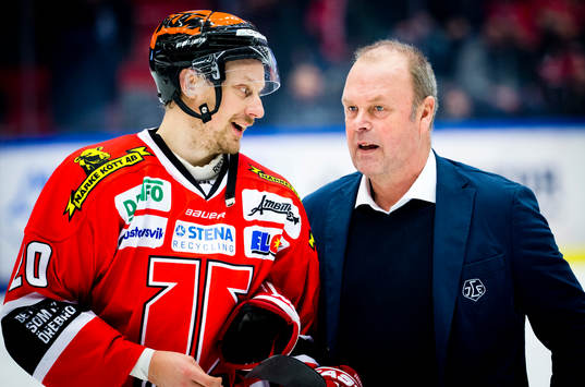 Örebros Marcus Weinstock och Leksands tränare Per-Erik