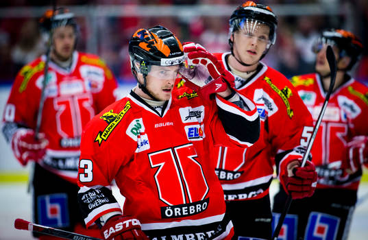 Örebros Bobbo Petersson deppar