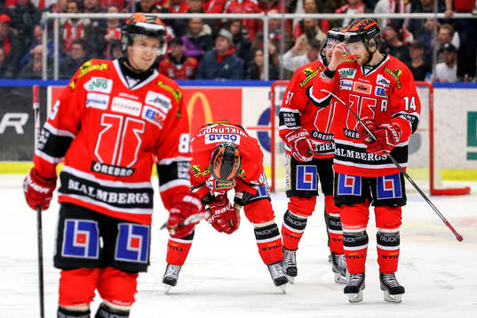 Örebros Kalle Olsson, Johan Wiklander och Tom Wandell