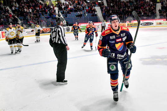 Djurgårdens Emil Johansson jublar