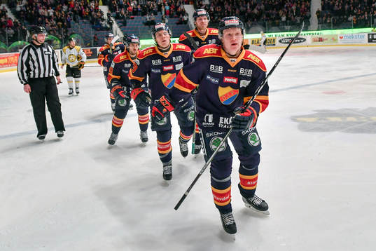 Djurgårdens Emil Johansson jublar
