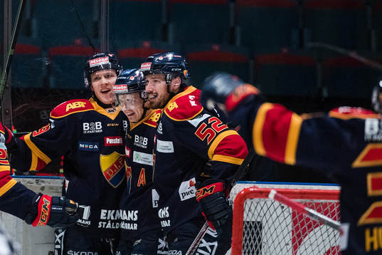 Djurgårdens spelare jublar