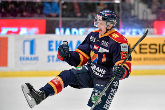 Djurgårdens Markus Ljungh jublar