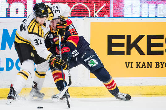 Brynäs Nick Johnson och Djurgårdens Albin Lundin