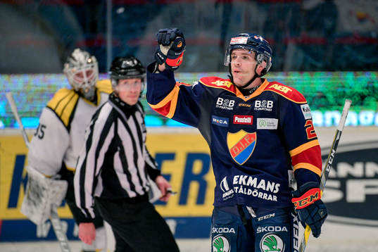 Djurgårdens Matt Anderson jublar