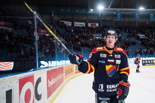 Djurgårdens Henrik Eriksson jublar