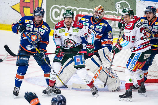 Växjös Linus Fröberg, Frölundas Sebastian Stålberg och