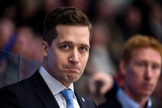 Växjös tränare Sam Hallam