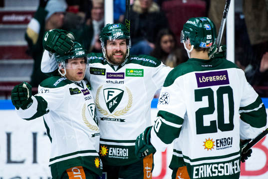 i170112 Färjestads Mikael Wikstrand och Joel Eriksson Ek
