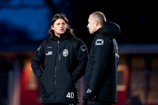 Tränare Agim Sopi och Håkan Svensson