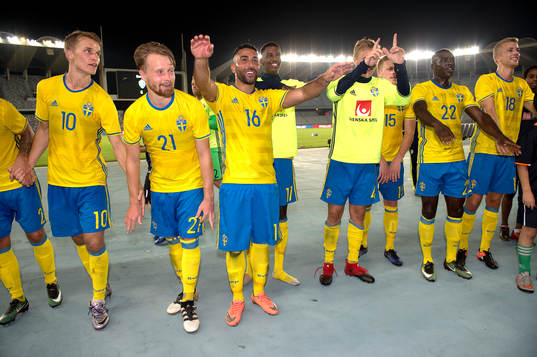 Sveriges Alexander Isak Sebastian Andersson, Jacob Une