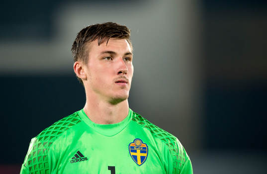 Sveriges målvakt ⁠Andreas Linde