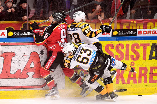 Luleås Johan Forsberg och Skellefteås Johan Alm och