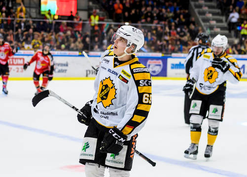 Skellefteås Sebastian Aho deppar