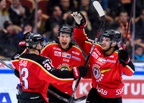Luleås Ilari Melart (m) jublar
