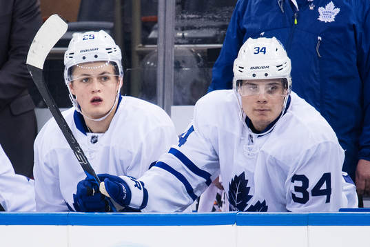 Maple Leafs William Nylander och Auston Matthews