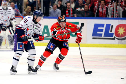 Linköpings Ken André Olimb och Örebros Daniel Viksten