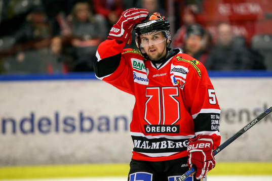 Örebros Gustaf Fransen deppar