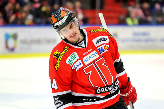 Örebros Petr Zamorsky deppar