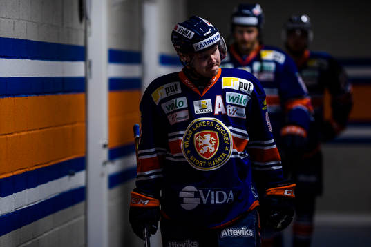 Växjös Tuomas Kiiskinen före uppvärmningen före