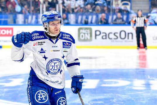 Leksands Johan Olofsson jublar