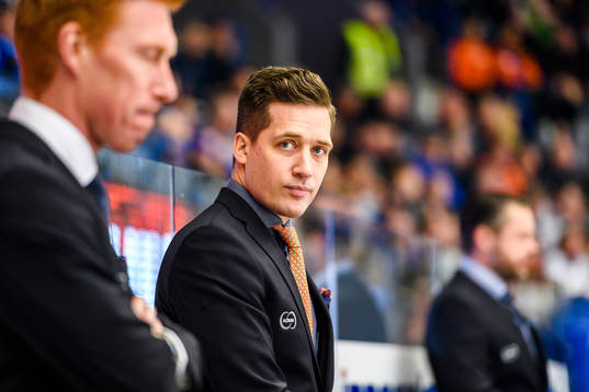 Växjös tränare Sam Hallam