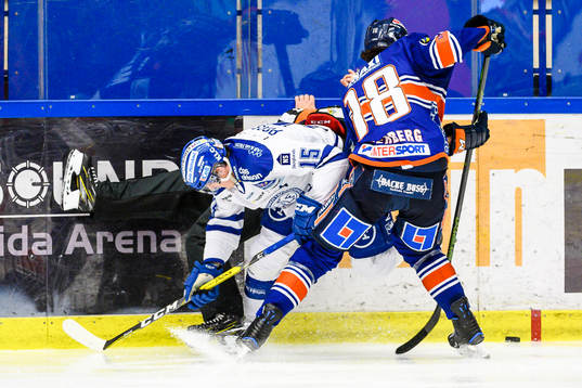 Leksands Johan Porsberger och Växjös Dennis Everberg
