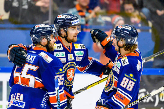 Växjös Nick Bailen, Arvid Lundberg och Adam Brodecki