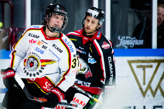 Luleås Isac Lundeström jublar