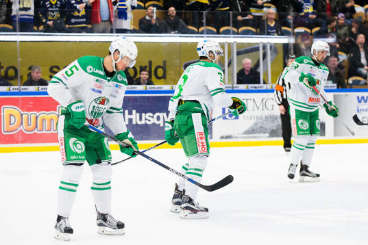 Rögles Alen Bibic och Almen Bibic deppar