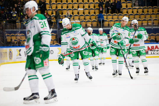 Rögles spelare Filip Karlsson, Cade Fairchild , David