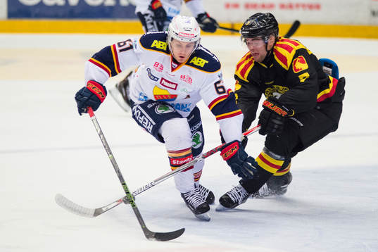 Djurgårdens Markus Ljungh och Brynäs Ponthus Westerholm