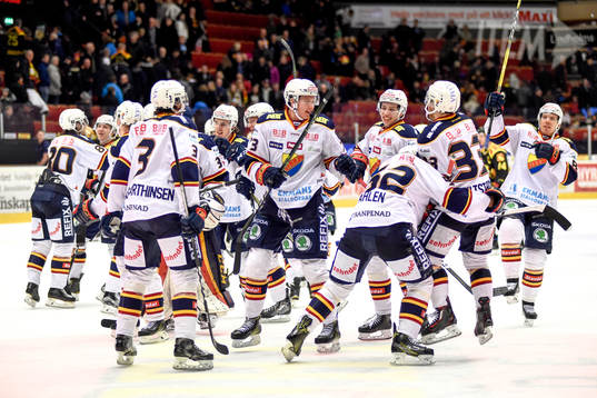 Djurgårdens spelare jublar
