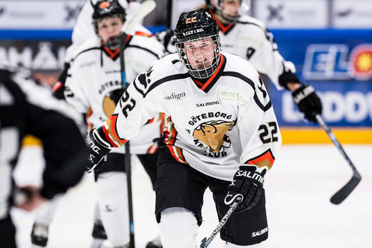 Göteborgs Alison Campbell jublar